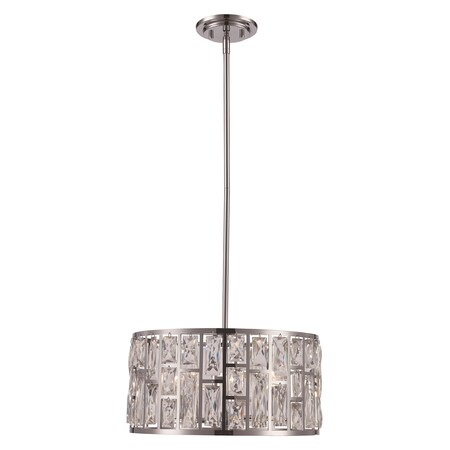 Trans Globe 4Lt Pendant Crystal Cage-Pc 71344 PC